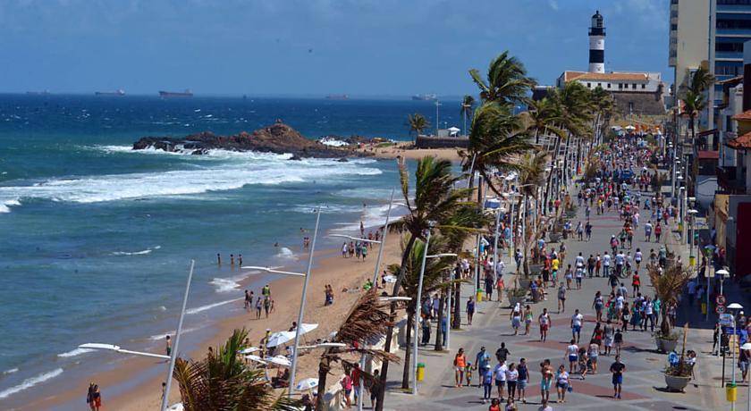 Apartamento Farol Barra Flat Salvador Kültér fotó